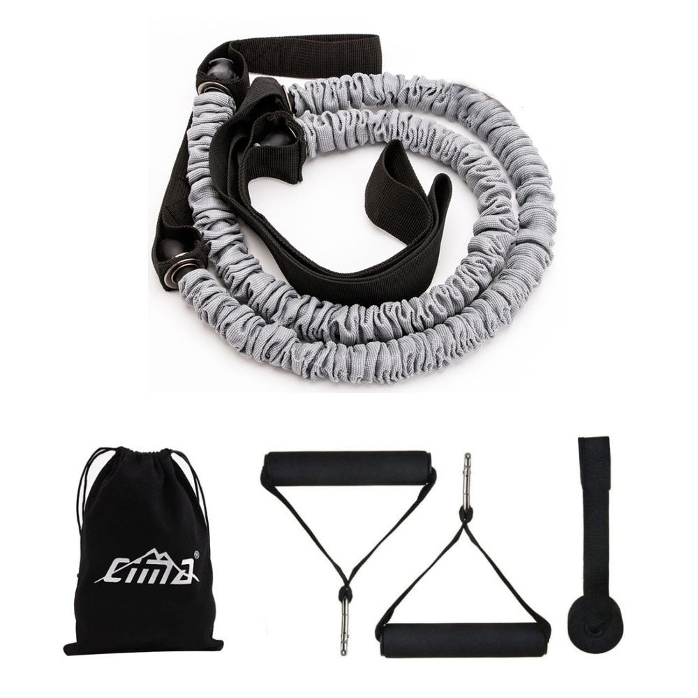 Total Body Trainer: Door Gym with Wheel & Bands"