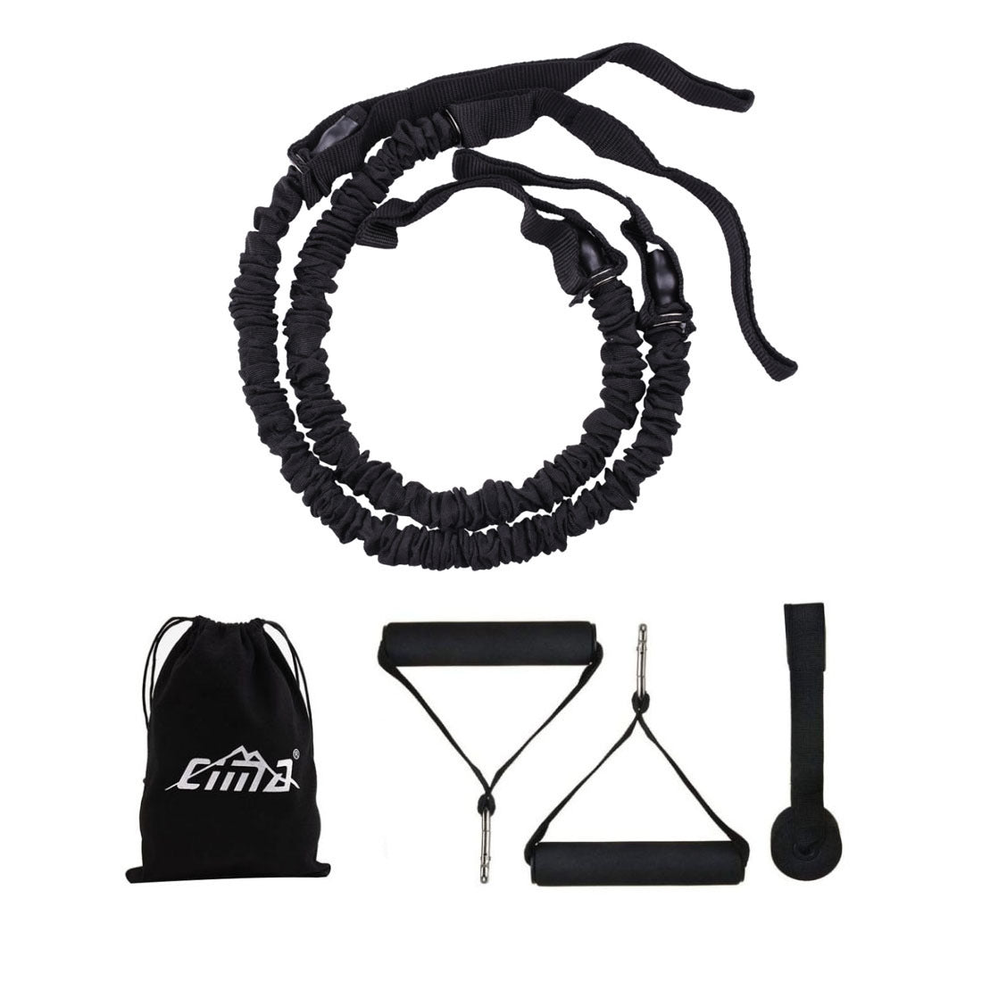 Total Body Trainer: Door Gym with Wheel & Bands"