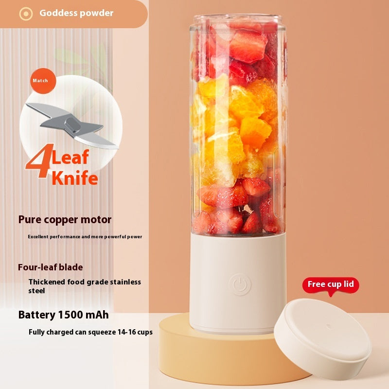 Fresh Juice Anywhere – Portable Rechargeable Mini Blender